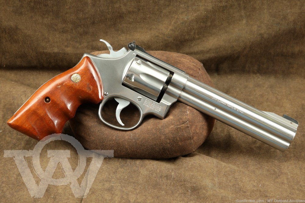 Smith & Wesson S&W Model 617 No Dash .22 LR 6″ Revolver 1991