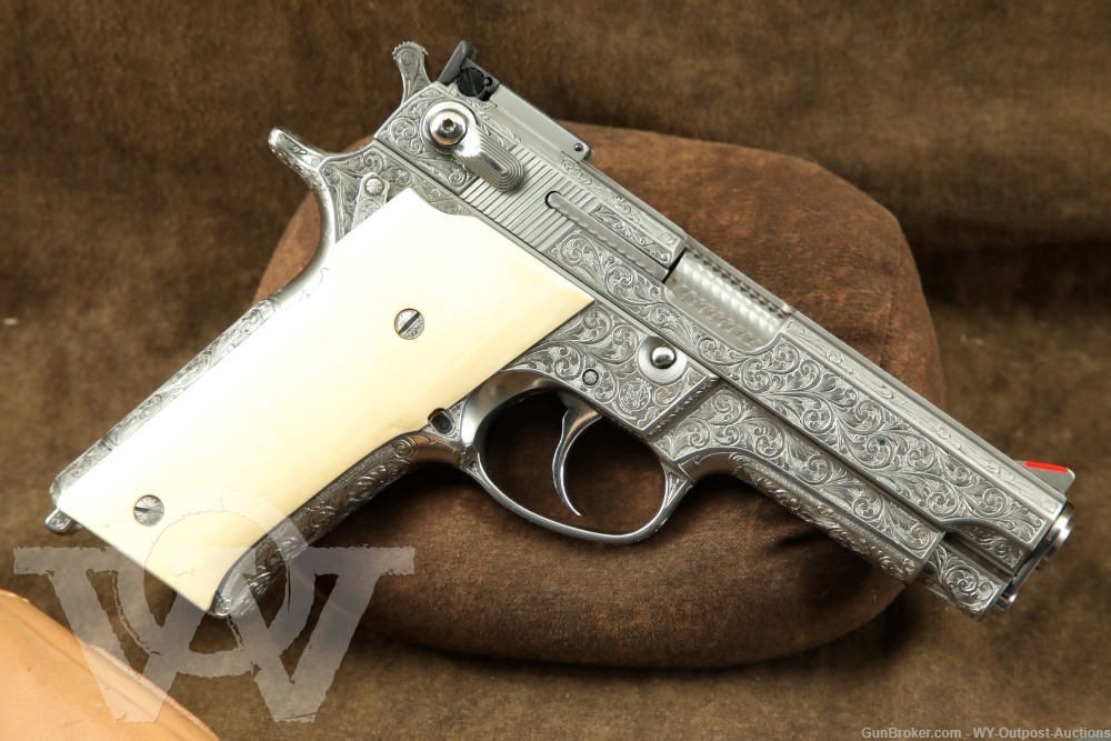 Smith & Wesson S&W Model 659 9mm 4” DA/SA Pistol Gino Cargnel Engraved