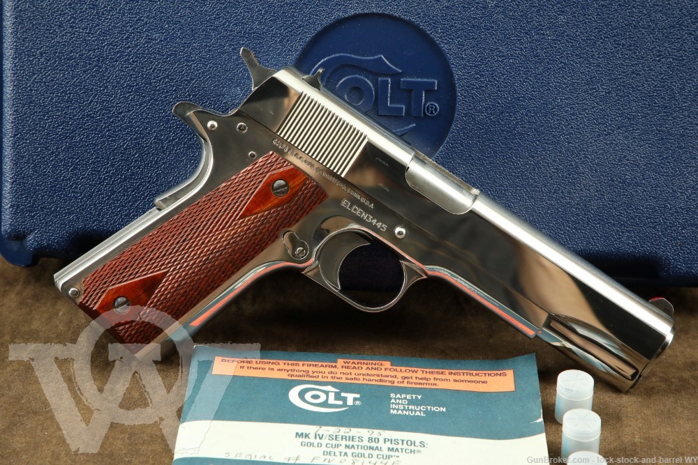Colt 1911 Custom Government 38 Super Semi-Auto Pistol