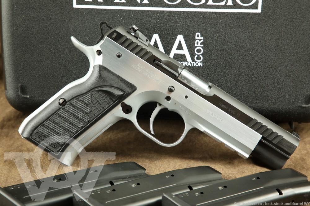 EAA Tanfoglio Witness Match Combat Sport 10mm 4.75” Semi-Auto Pistol
