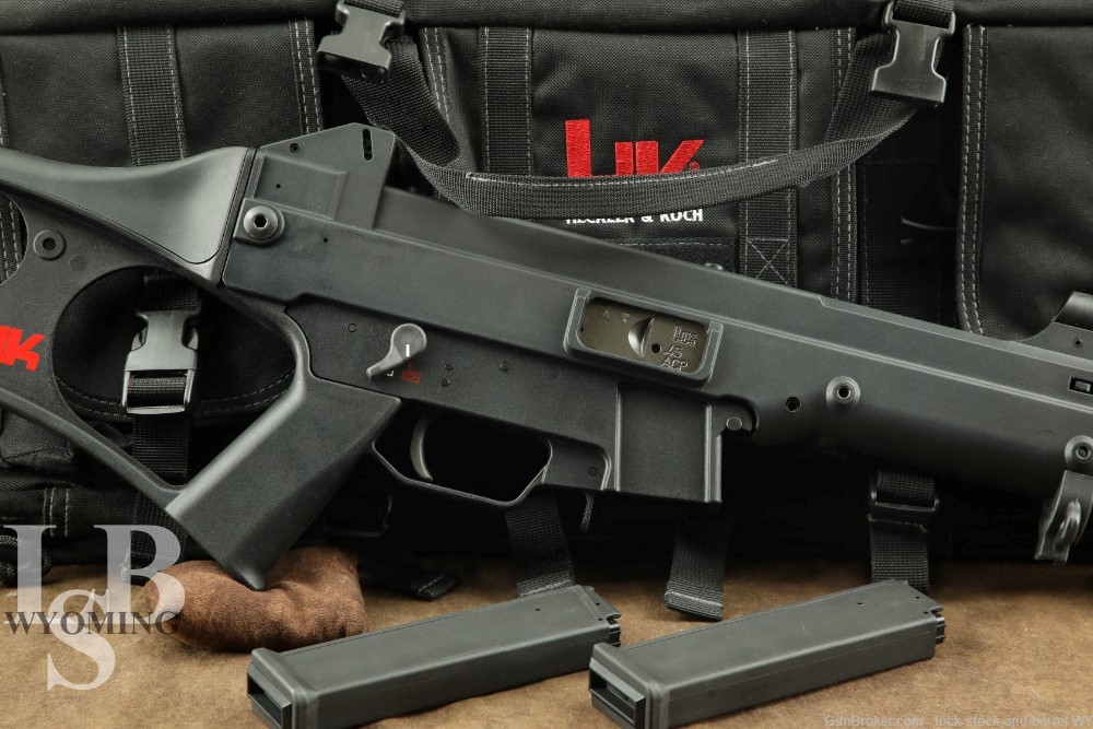 H&K Heckler & Koch USC 45 ACP Semi-Auto Rifle MP5 UMP-45 SMG w/ case