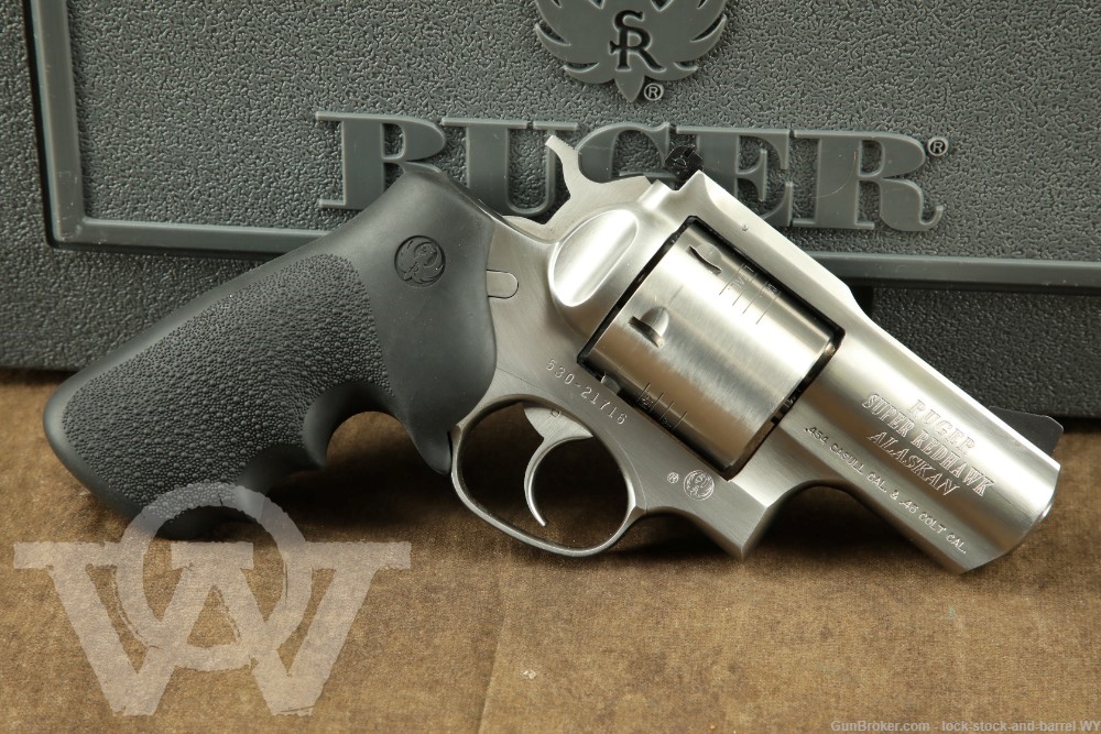 Ruger Super Redhawk Alaskan 454 Casull / 45 Colt 2.5” Revolver DA/SA 2011
