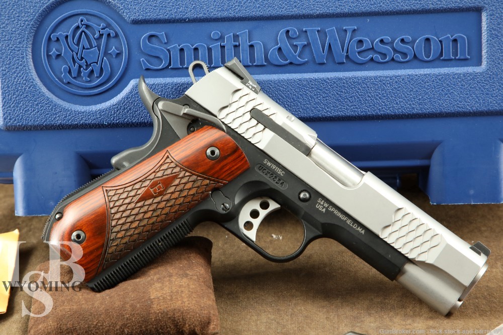 Smith & Wesson SW1911SC E-Series 2-Tone .45 ACP 4.25" Semi-Auto Pistol 1911