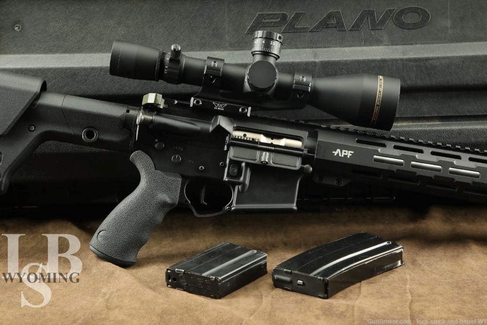 Alex Pro Firearms APF-15 6mm ARC 18″ Semi-Auto Rifle AR15 Leupold VX-3i