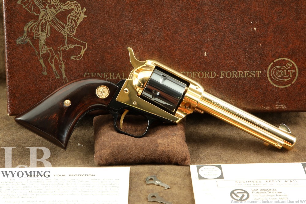 Colt General Nathan Bedford Forrest Frontier Scout 22 LR 4.75″ Revolver C&R