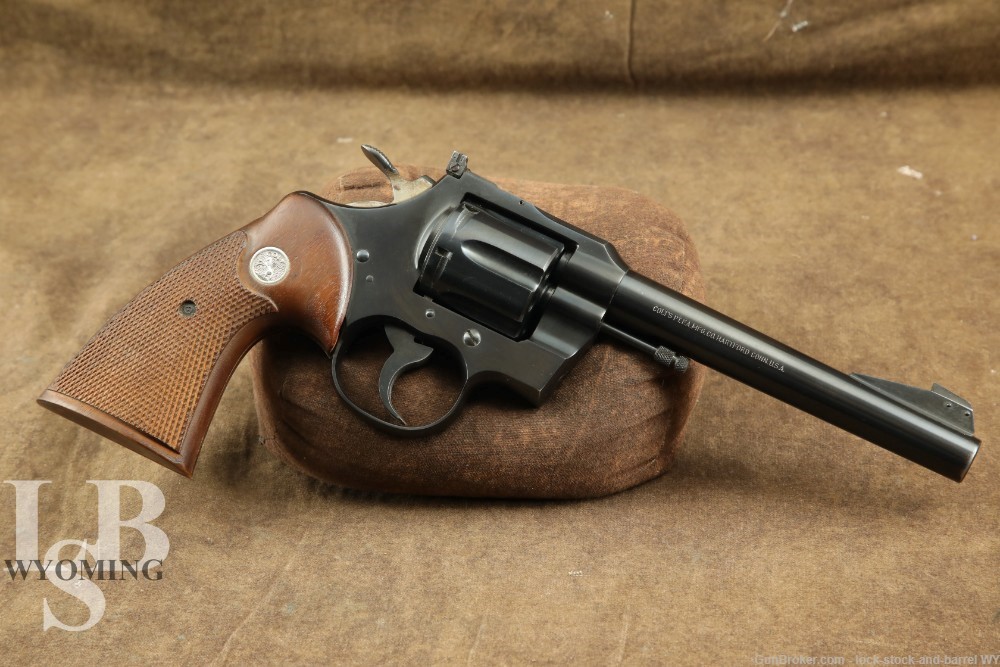 Colt Officers Model Match 6” .22 Magnum Revolver 1960 C&R 6 Shot