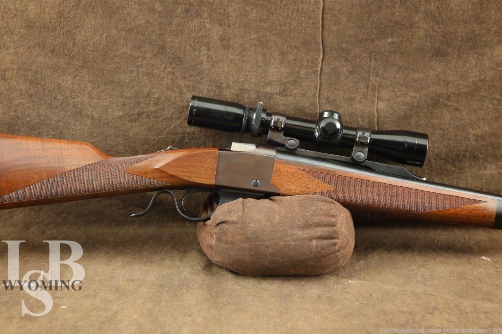 Custom Ruger No. 3 Single Shot Rifle 7mm 08 Rem Falling Block Rifle 1977