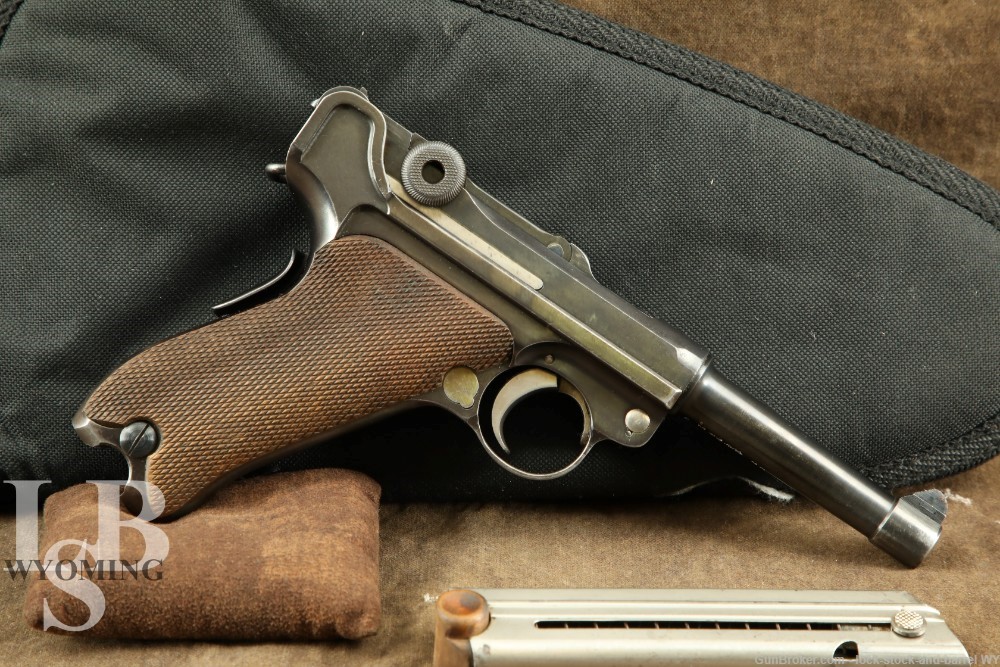 DWM / Vickers Dutch M11 9mm Luger 1906 Pattern Pistol C&R