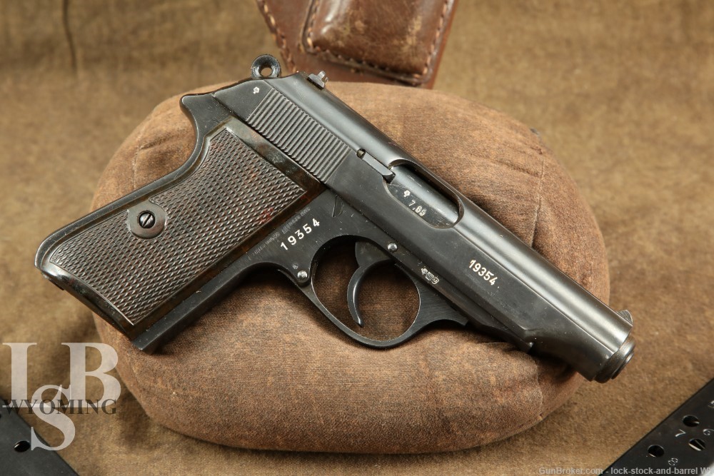 East German Pistole 1001-0 4" 7.65mm .32 ACP Pistol Walther PP Copy C&R