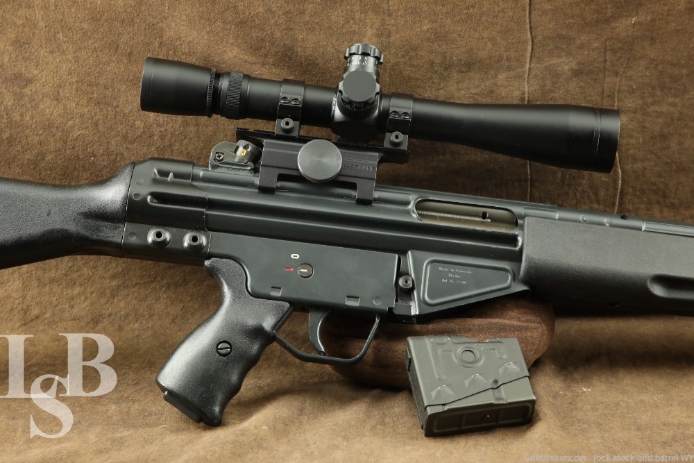 Pre Ban Heckler & Koch HK 91 7.62x51 19” Semi-Auto Rifle G3 MFD 1982