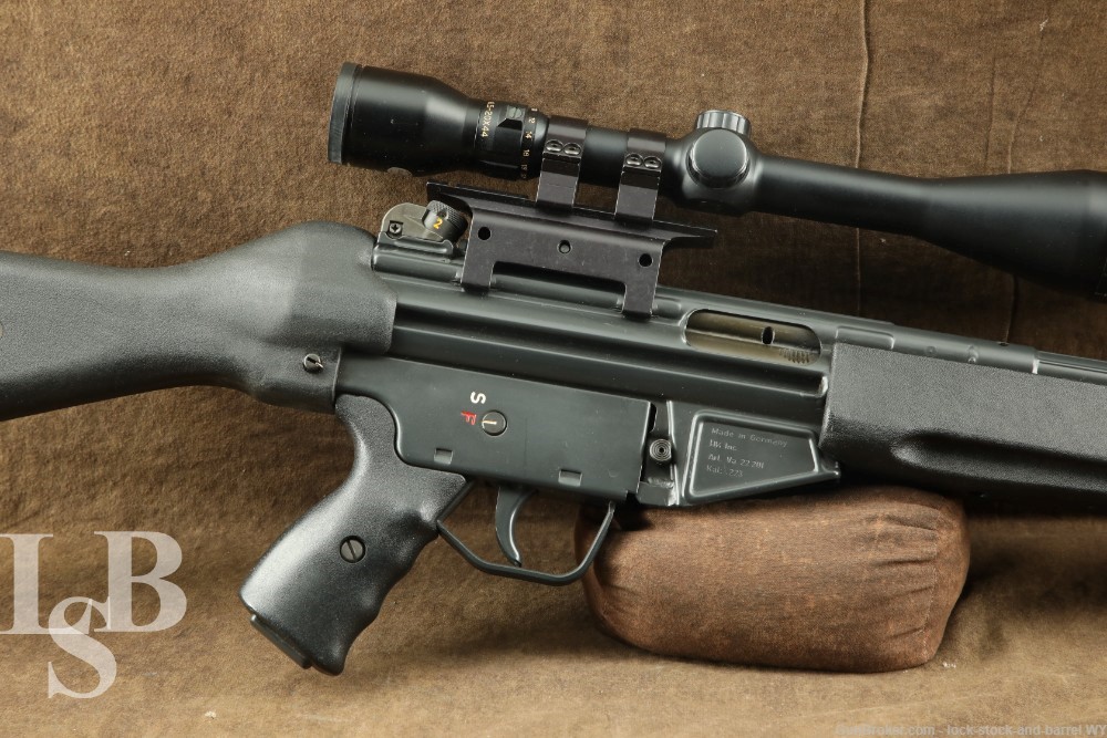 Pre Ban Heckler & Koch HK 93 .223 16” Semi-Auto Rifle HK91 HK93 G3 MFD 1981