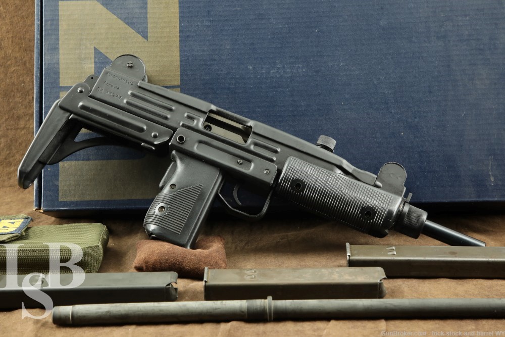 PreBan IMI-Israel Uzi Model A 9mm 16”Semi-Auto Rifle w/Folding Stock,3xMag