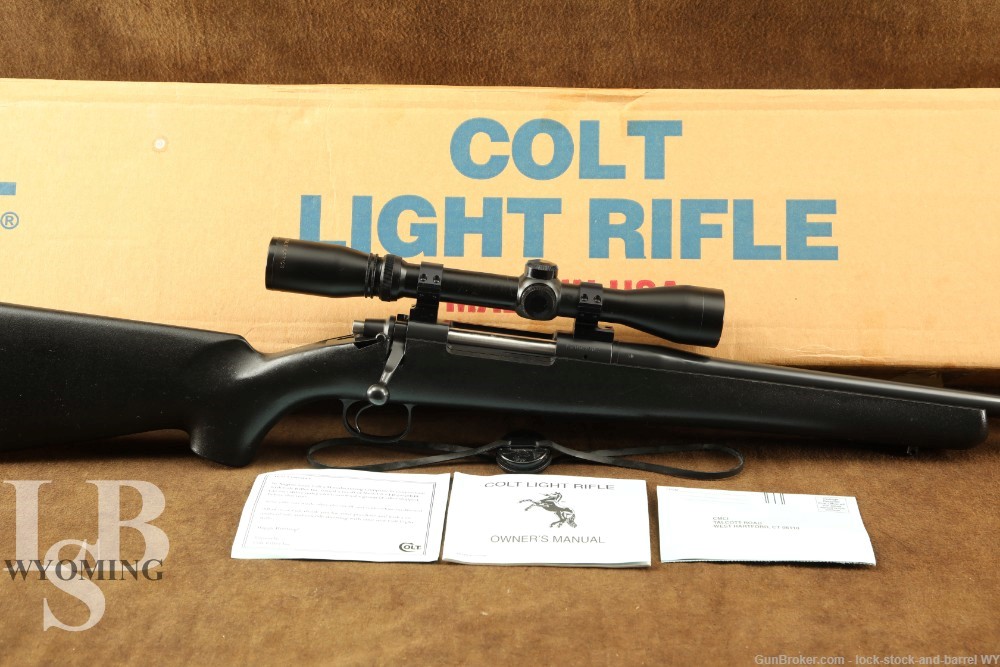 Rare Colt Light Rifle .270 Win 24” Bolt Action Hunting Rifle w Scope & Box