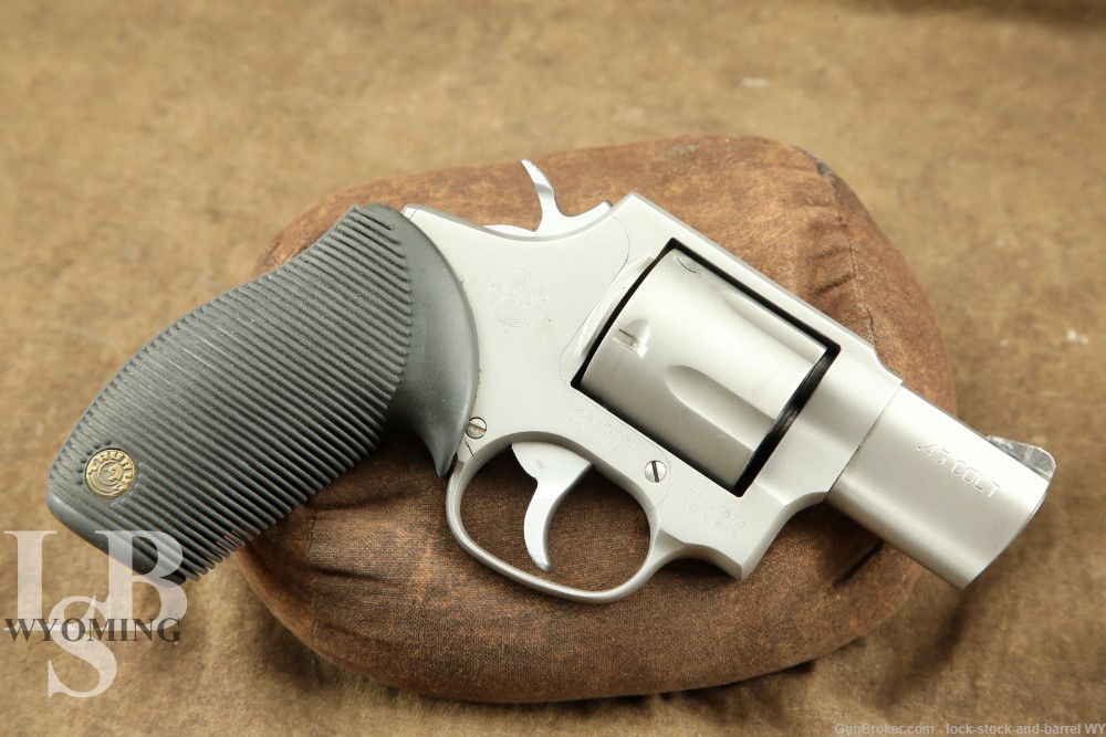 Taurus 450 45 Colt .45 LC 2” DA/SA Snub Nose Ported Revolver, Stainless