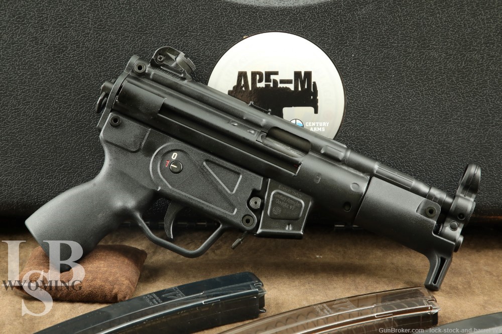 Century Arms MKE AP5-M MP5 Clone 9mm 5” Semi-Auto Pistol w/ Factory Case