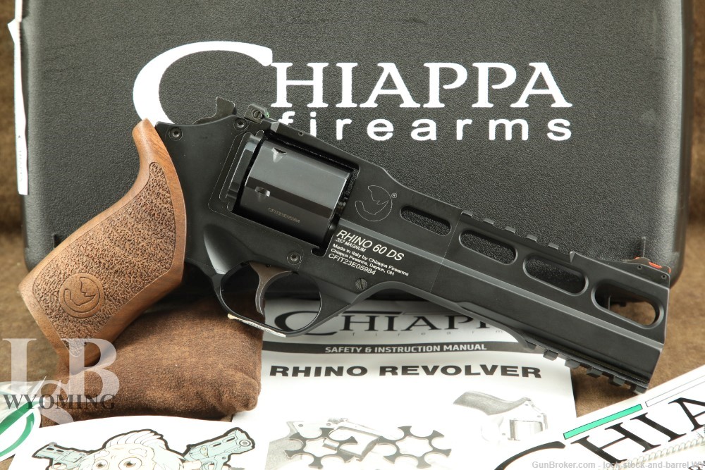 Chiappa Rhino 60 DS SAR .357 Magnum 6” Single Action Striker Fired Revolver