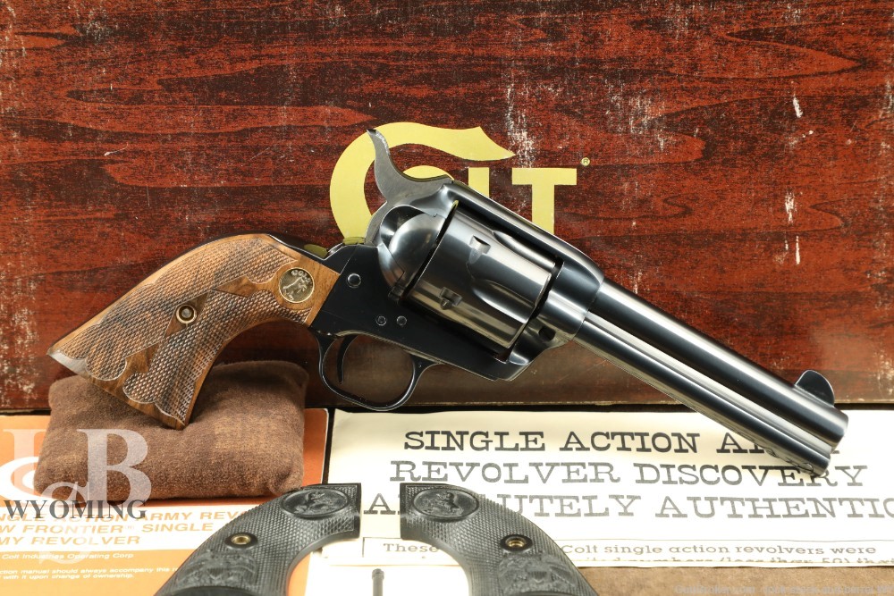 Colt 3rd Gen Single Action Army SAA 4 3/4” Blued .44 Special Revolver, 1979