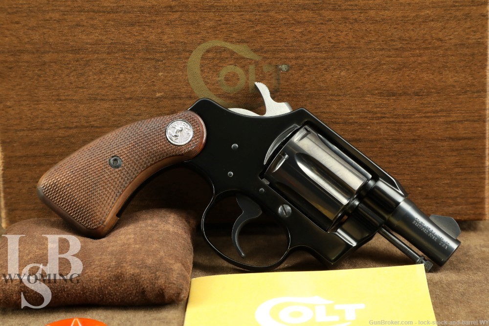 Colt Cobra 2″ DA/SA 6-Shot .38 Special Snub Nose Revolver, 1971 C&R w/ Box