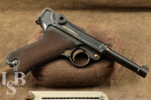 German DWM P08 Luger 9x19mm Semi-Automatic Pistol C&R WWII Bring Back