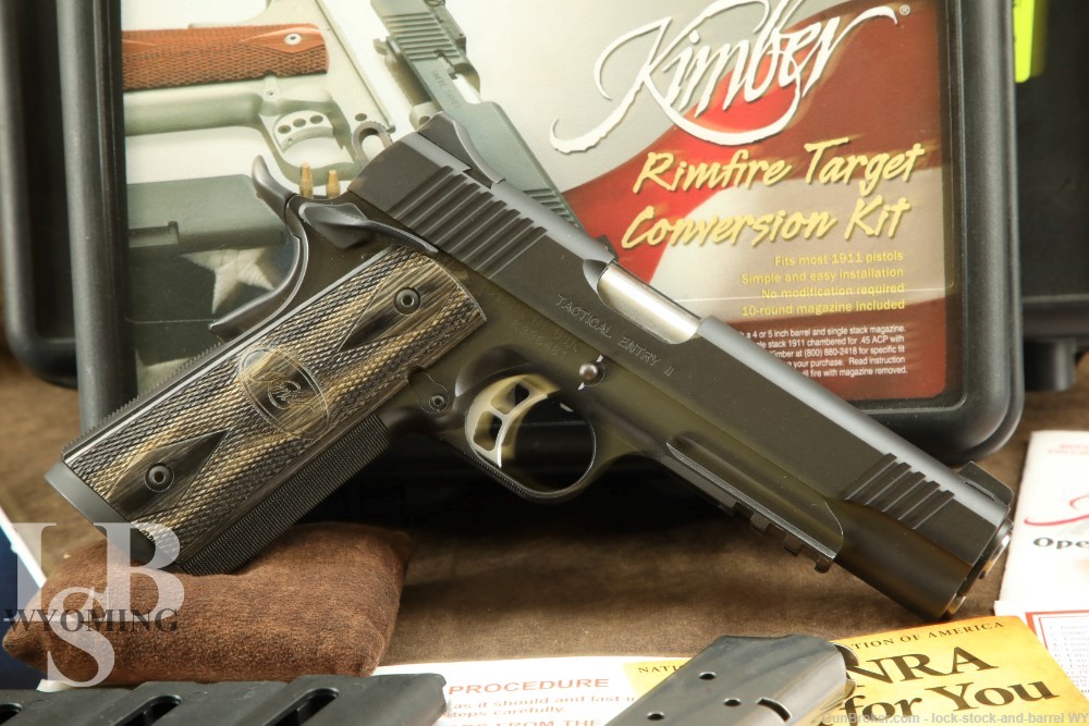 Kimber Tactical Entry 2 .45 ACP 1911 5” Pistol w/.22LR Conversion Kit