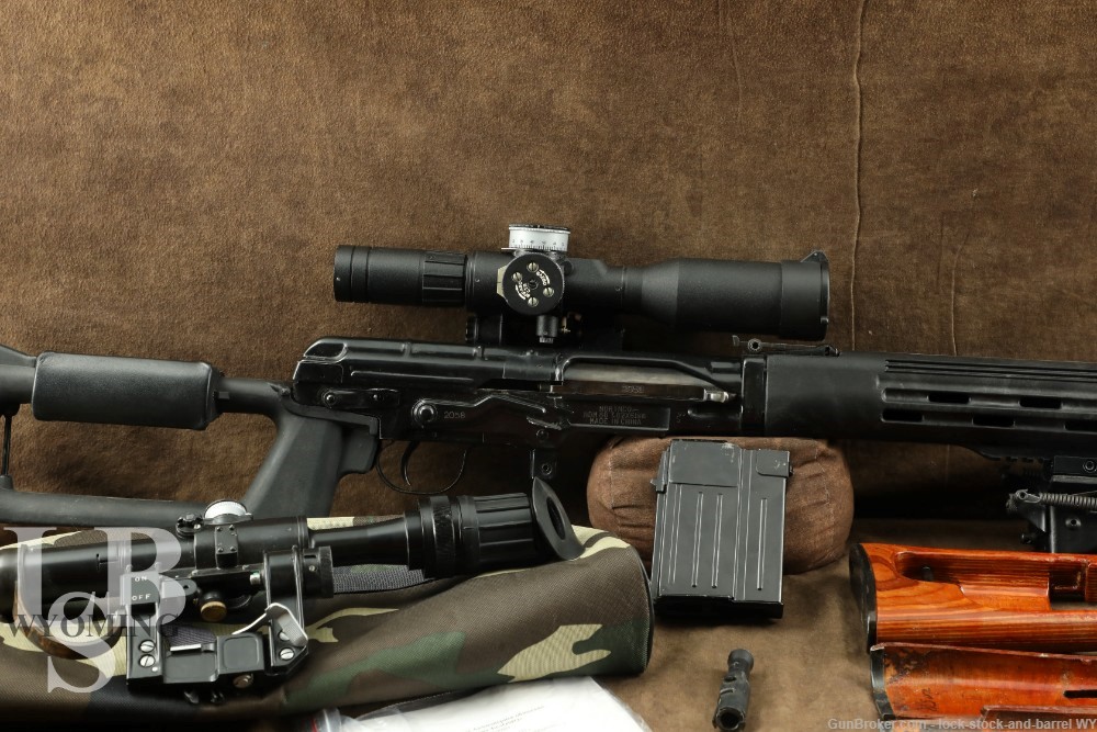 Norinco NDM 86 Dragunov SVD 7.62×51 24” Semi-Auto Sniper Rifle, Accessories