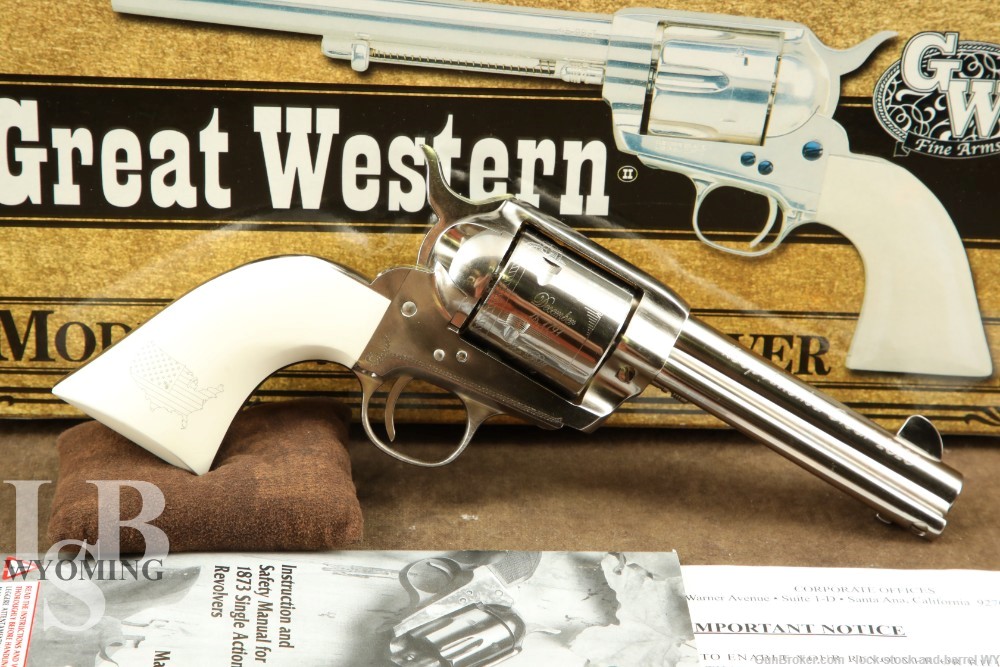 Pietta Great Western II Donald Trump Edition SAA 1873 .45LC 4.75” Revolver
