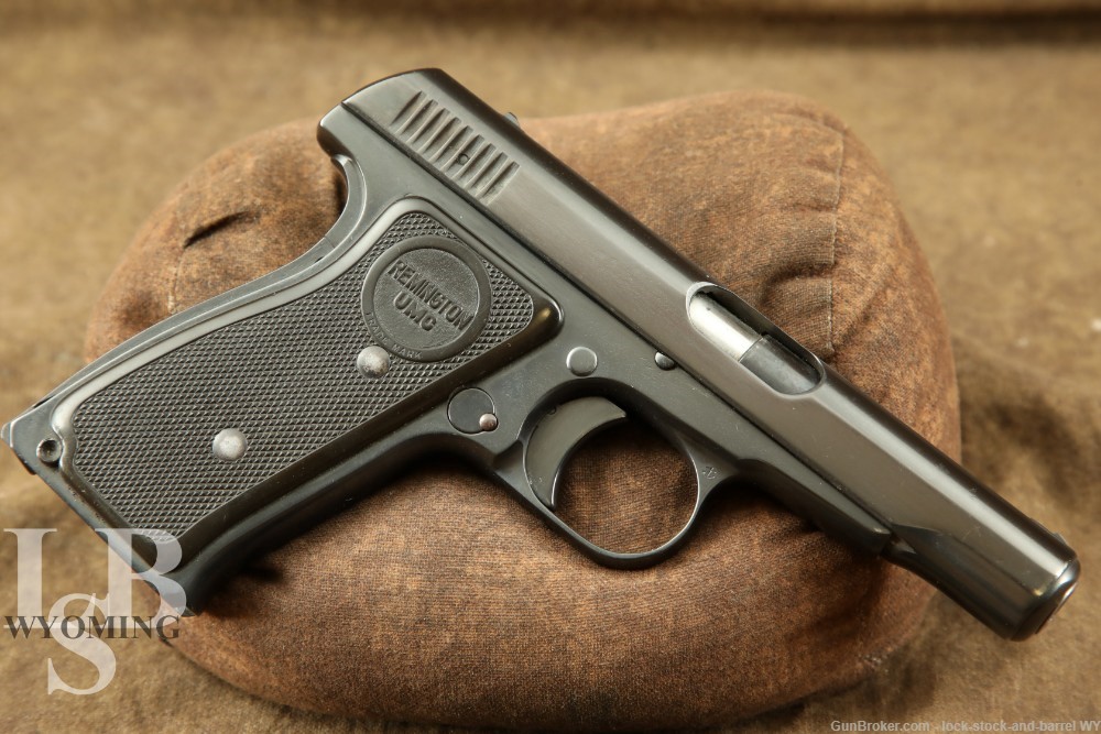 Post WWI Remington Model 51 .380 ACP 3.5″ Semi-Auto Pistol C&R