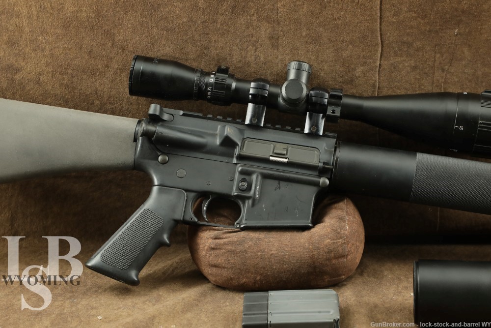 Pre Ban PWA Commando 5.56 Stainless 24” long range AR-15 BSA 4-16x50 scope