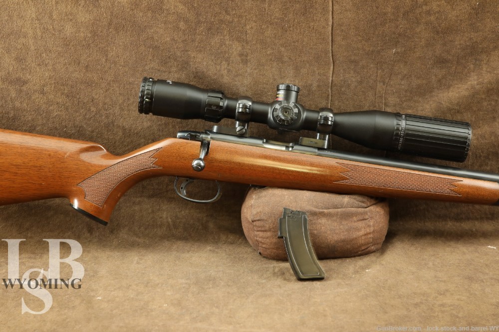 Remington Model 541-T Heavy Barrel .22 S,L,LR 25” Bolt Action Rifle W/scope