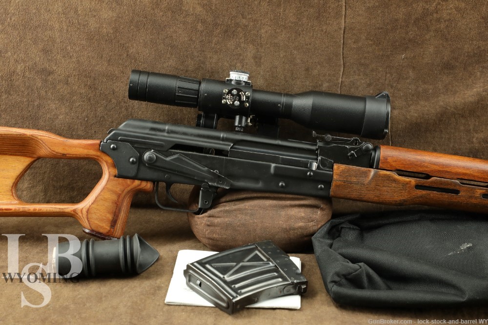 Romanian FPK Dragunov 7.62×54 24” Semi-Automatic Sniper Rifle PSL w/ Scope