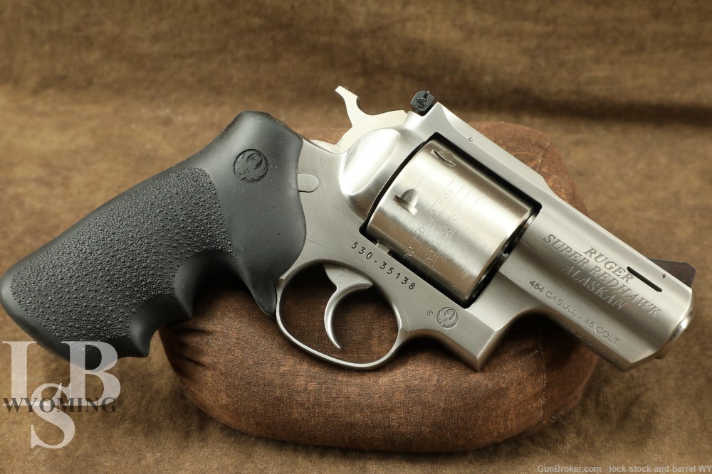 Ruger Super Redhawk Alaskan 454 Casull / 45 Colt 2.5” Revolver DA/SA 2014