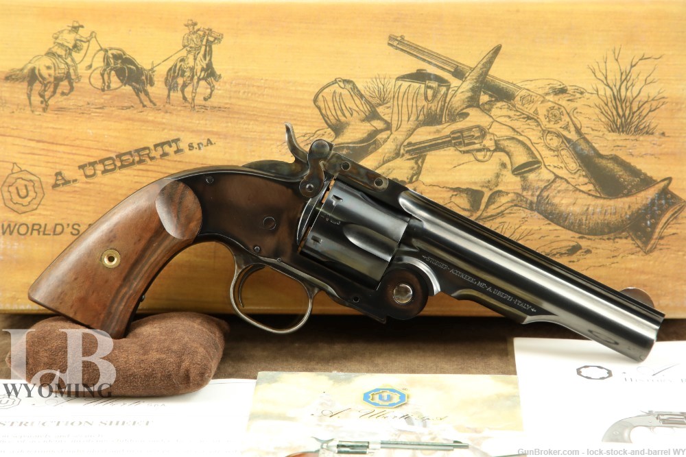 Uberti Stoeger Schofield M1875 .38 LC 5” Single Action Top Break Revolver