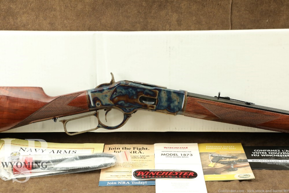Winchester Navy Arms Turnbull 1873 Deluxe Grade 4 .45 Colt Lever Rifle 2014