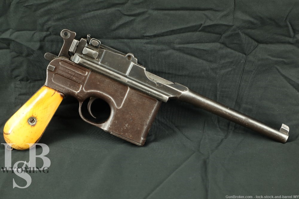 1936 C96 Broomhandle .30 Mauser 7.63x25mm Semi-Auto Pistol C&R