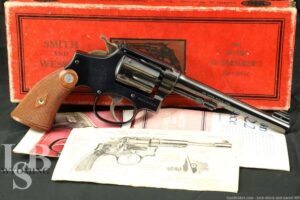 1936 Pre-17 Smith & Wesson K22 Outdoorsman .22LR DA Revolver W/ Box C&R