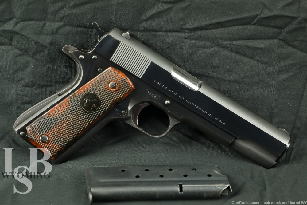 1949 Colt 1911 5” Barrel in .38 Super Semi Auto Pistol C&R
