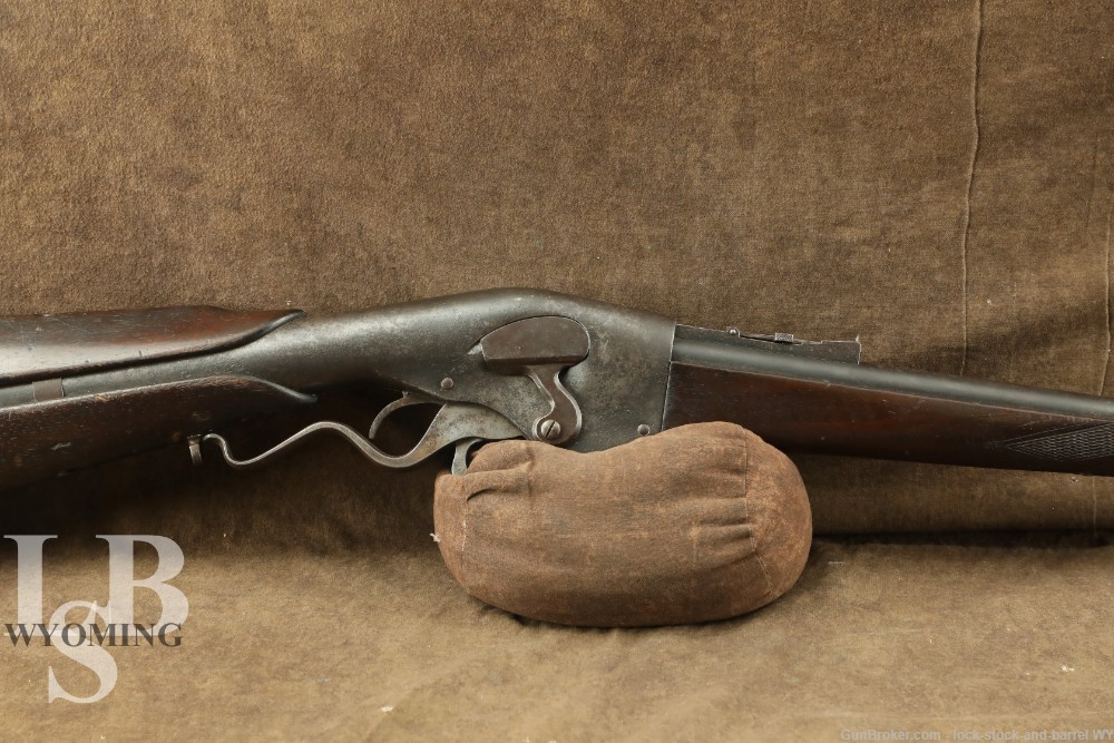 Antique Evans Repeating Rifle Old Model .44 Evans Short, C&R