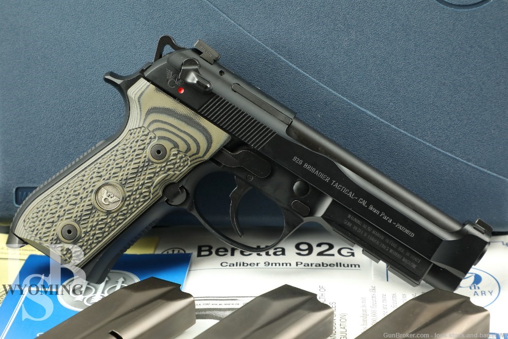 Beretta 92G Brigadier Tactical 9mm 4.75” Semi-Auto Pistol Wilson Combat