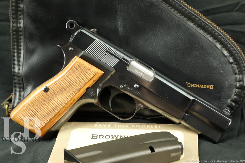 Browning Belgium FN Hi Power 9mm Luger 4.7” Semi-Auto Pistol MFD 1969 C&R