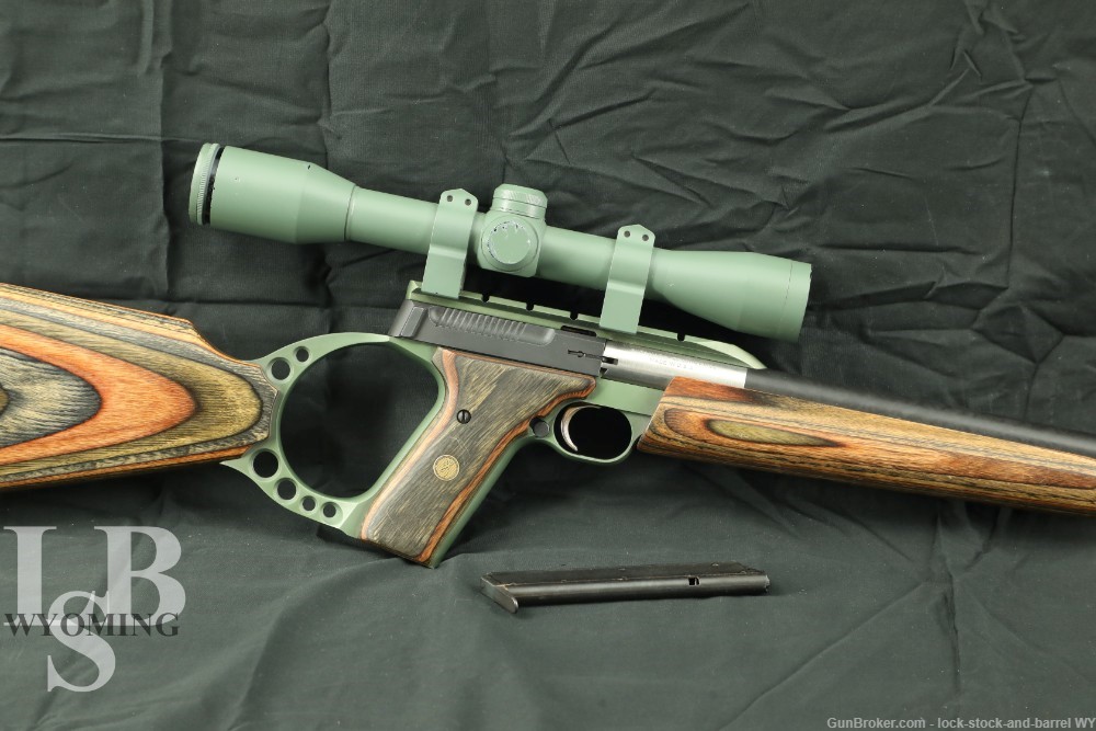 Browning Buck Mark Target Rifle .22 LR Semi-Auto MFD 2003 w/ Scope