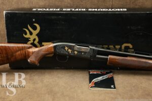 Browning Miroku Model 12 Grade V Engraved 20 Ga. 26" Pump Shotgun, 1989