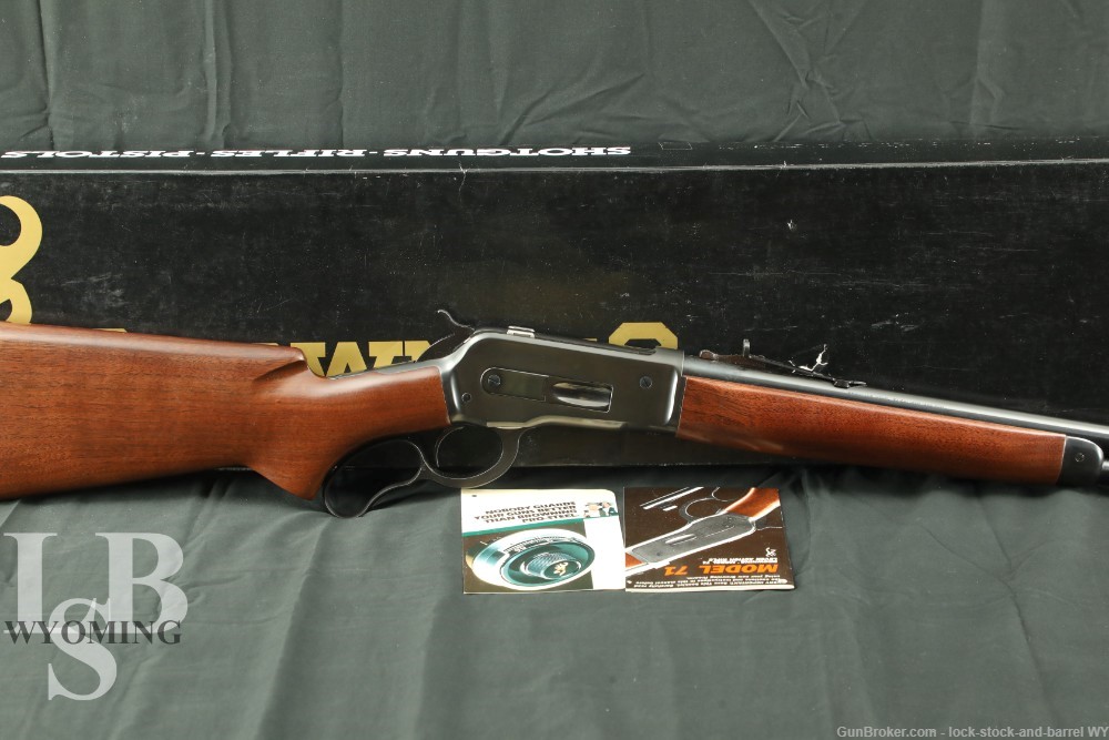 Browning Miroku Model 71 .348 Winchester Blued Lever Action Rifle, MFD 1987