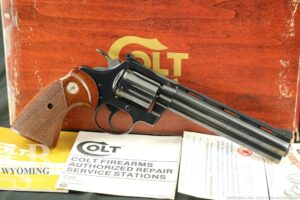 Colt Diamondback D5560 .38 Special Double Action 6” Revolver & Box, 1981