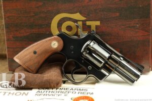 Colt Python Model I3620 2.5” Blued .357 Magnum SA/DA Revolver & Box, 1979
