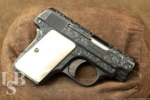 Engraved Colt Model 1908 Vest Pocket .25 ACP Semi-Automatic Pistol 1919 C&R