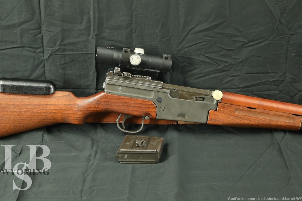 French MAS 49/56 18.5” Barrel in 7.62×51 Semi Auto Rifle W/ Scope, C&R