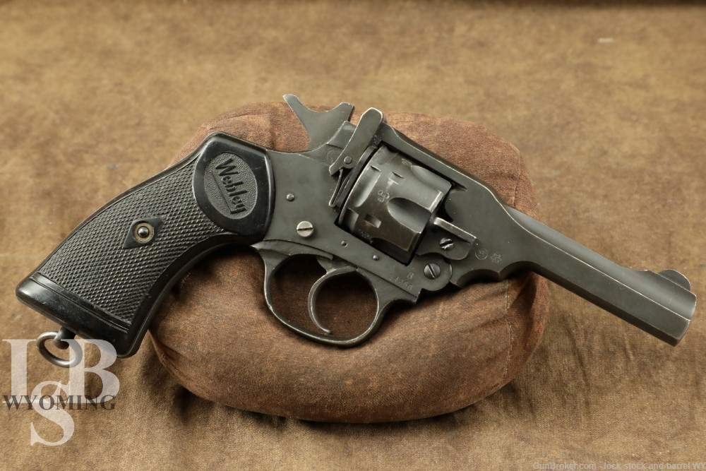 Israeli Marked Webley & Scott Mk. IV Revolver In .38 Smith & Wesson. C&R
