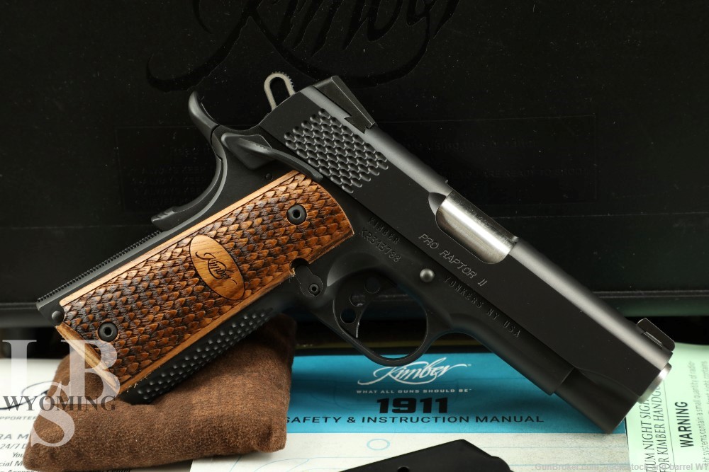 Kimber Custom Shop Pro Raptor II 45ACP 4” Semi Auto Match Grade Pistol 1911