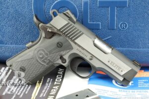 LIKE NEW, Colt Combat Elite Defender, 3", 9mm Series 80 Stainless