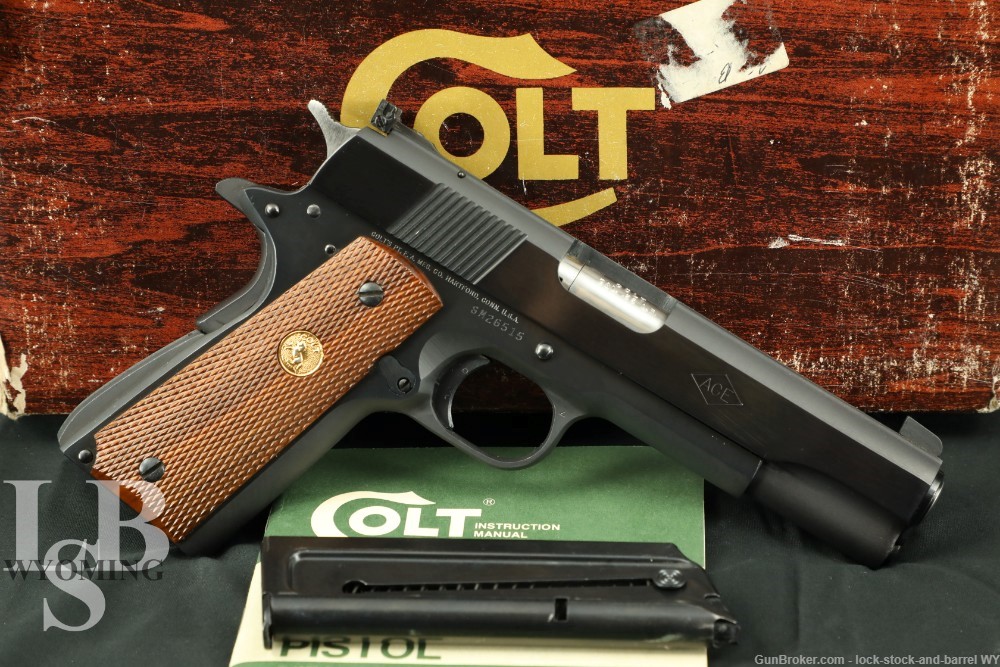 Like New Colt 1911 ACE Service Model (1978-1982) -Model 01974-